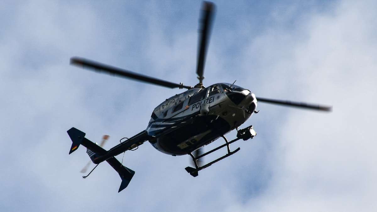Hubschrauber kreist: Aufregung in Eisfeld