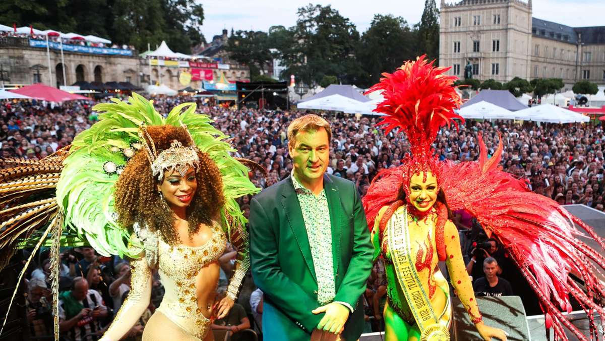 Coburg: Markus Söder kommt  zum Samba-Festival