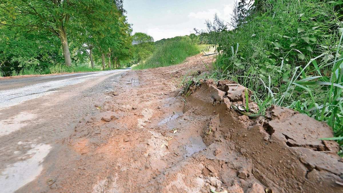 Bad Salzungen: Unwetterschäden: Hohe Kosten, Straße wieder freigegeben