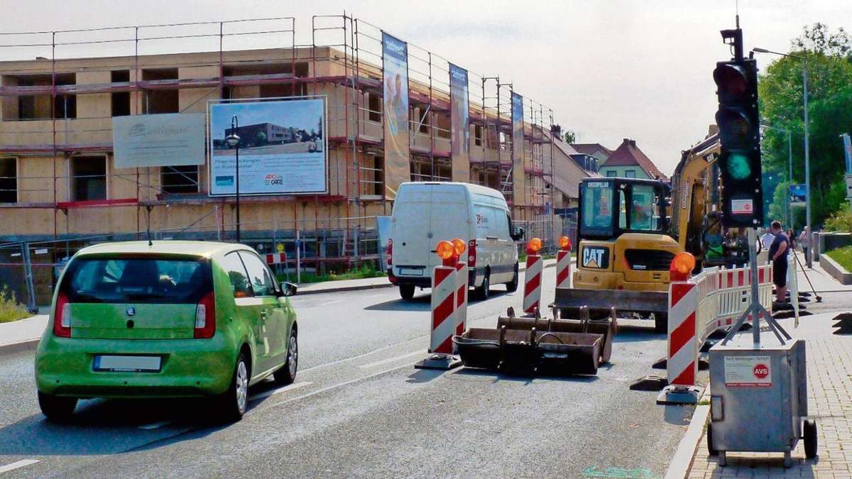 Ilmenau: Absenkung in der Erfurter Straße wird beseitigt