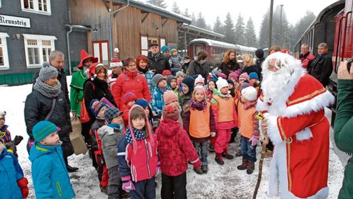 Ilmenau: Santa ließ Kinderaugen leuchten