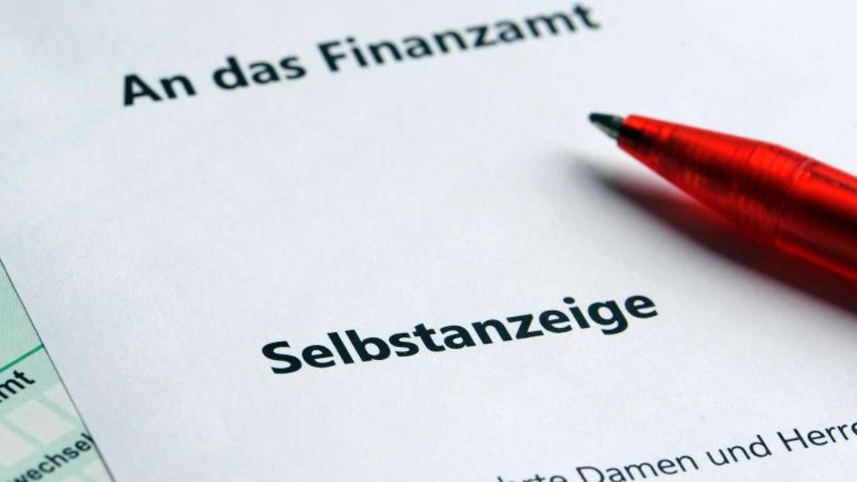 Thüringen: Kaum noch Selbstanzeigen von Steuersündern in Thüringen