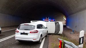 A71 Oberhof : Fünf Verletzte bei Verkehrsunfall