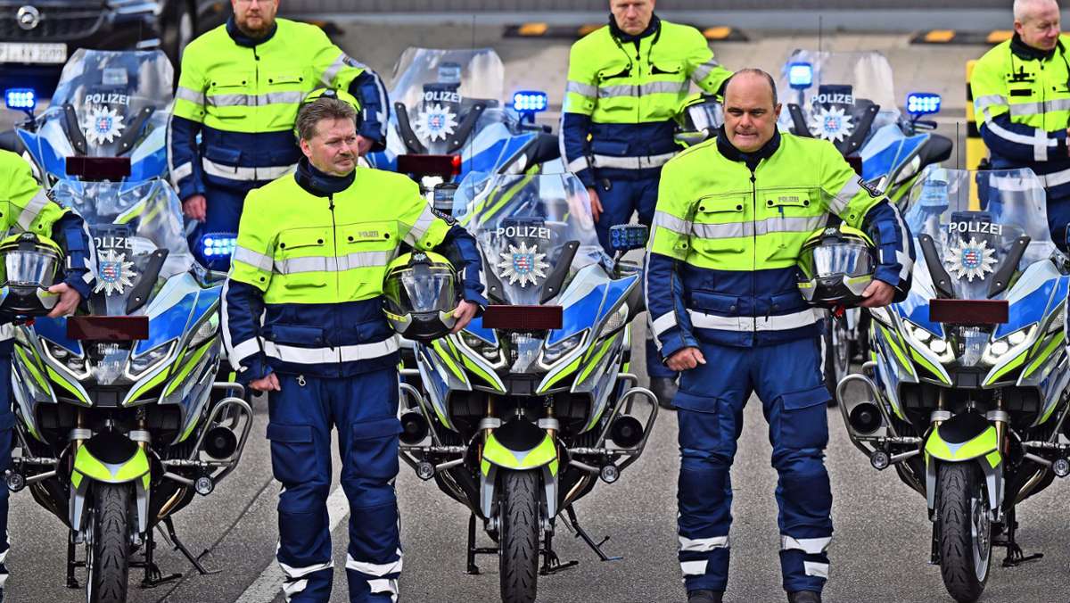 Investition: Polizei mit neuen Motorrädern unterwegs