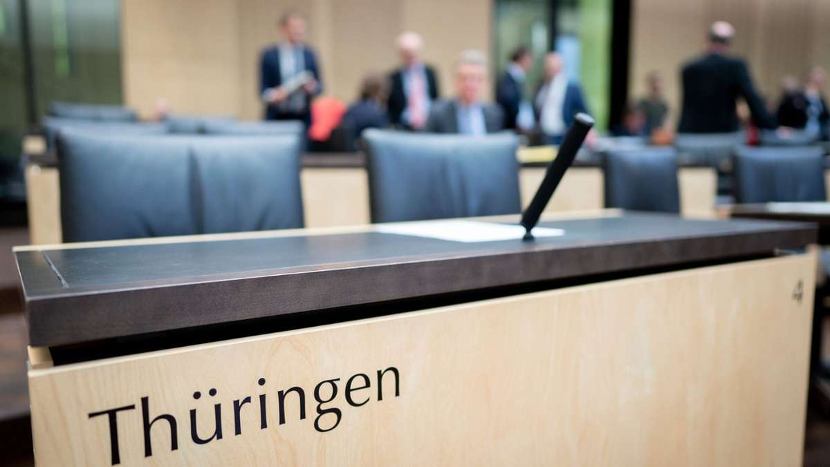 Thüringen: Ausdruck der Krise: Thüringens Bundesratsbank bleibt leer