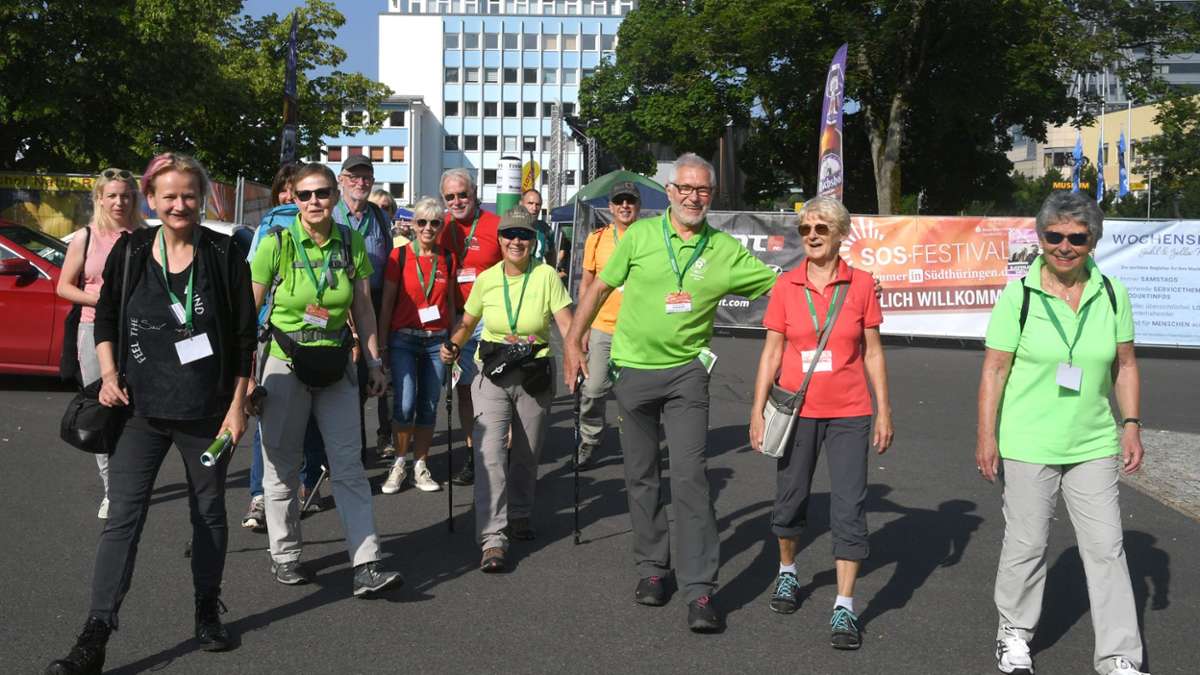 SOS-Festival in Suhl: Auf den Spuren Herbert Roths: Wanderungen sind gestartet