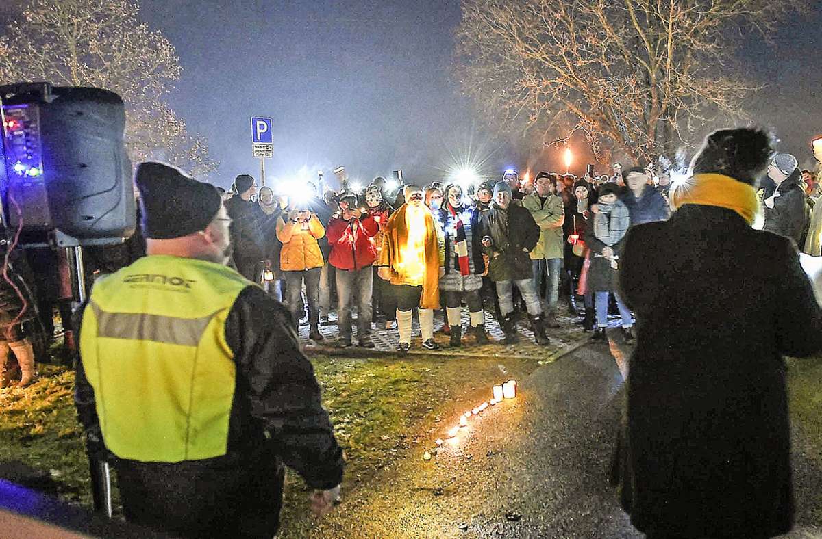 An den Zuspruch der Dezember-Demo in Hönbach anzuknüpfen, hoffen mutmaßlich Foto:  