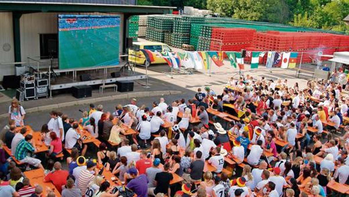 Meiningen: Stadionatmosphäre zur WM