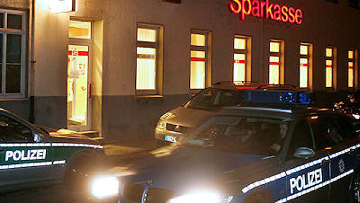 Thüringen: Von den Bankräubern fehlt jede Spur