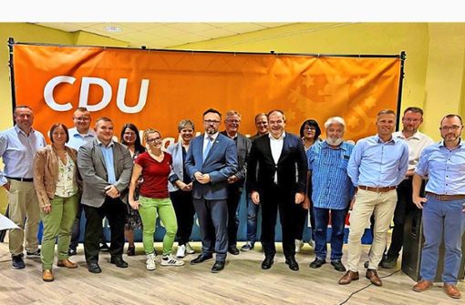 Der neu gewählte Vorstand des CDU-Kreisverbandes Schmalkalden-Meiningen. Foto:  