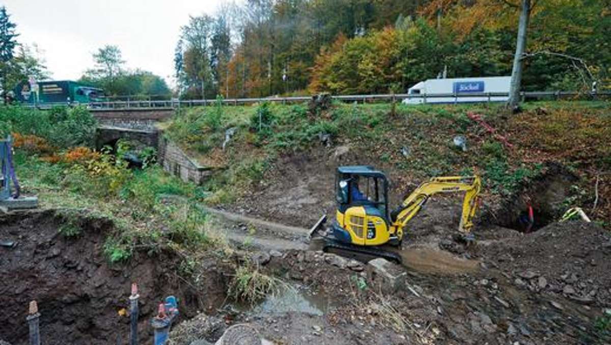 Zella-Mehlis: Erst Wasserrohr, dann neue Brücke