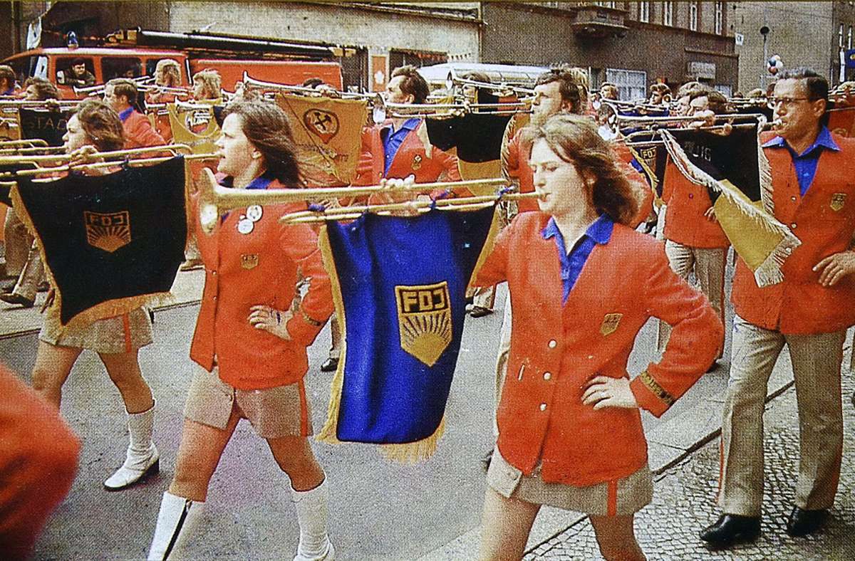 Die Ummerstädter bei den Weltfestspielen 1973 in Berlin.