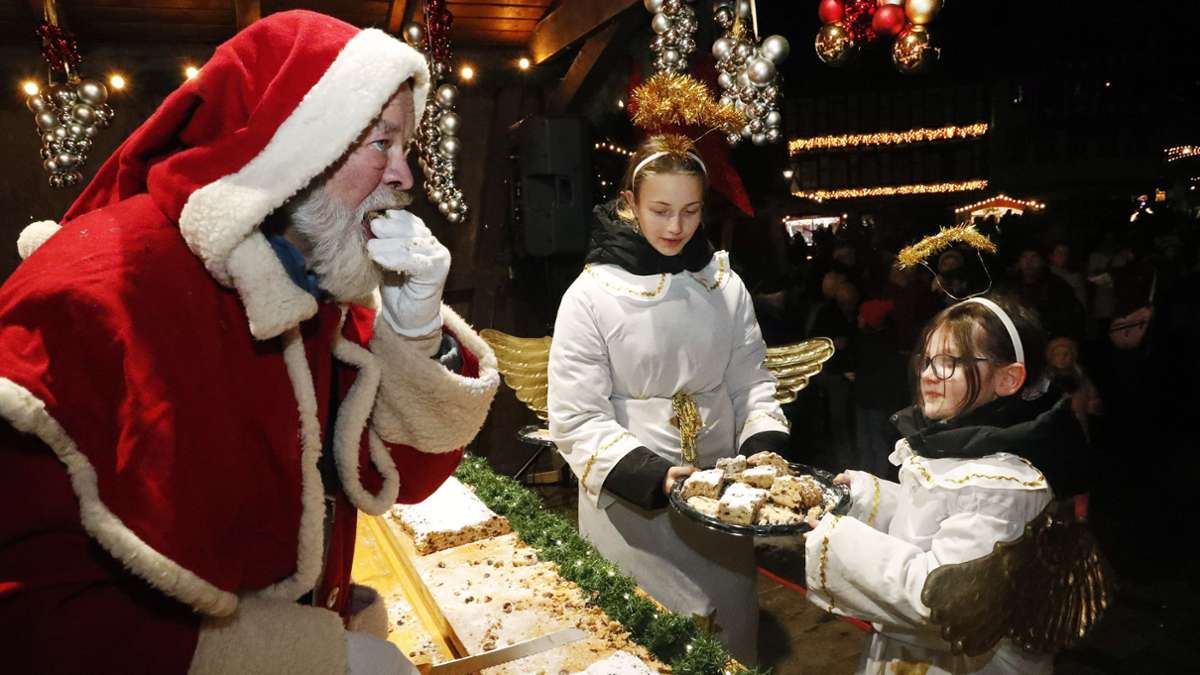 Weihnachtsmarkteröffnung in Schmalkalden.