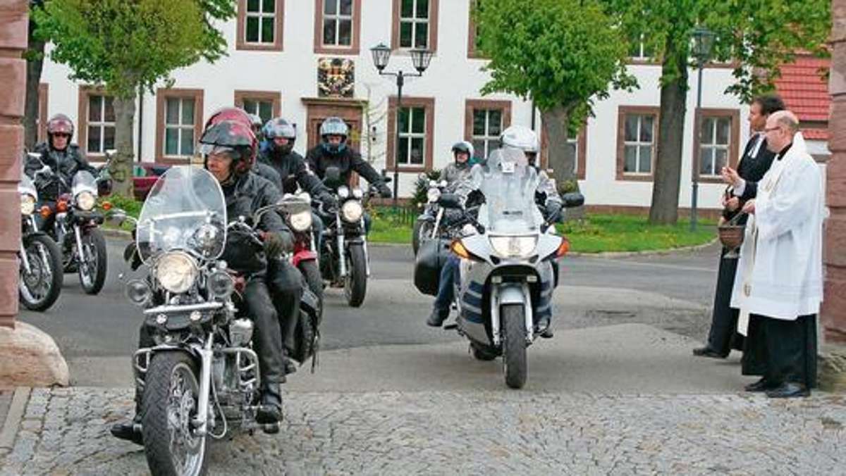 Bad Salzungen: Bikerweihe im Schlosshof