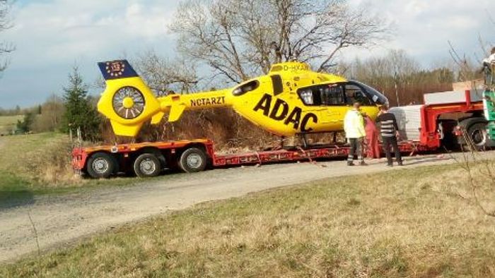 Frankenheim: Rettungshubschrauber streift Baum bei Landung