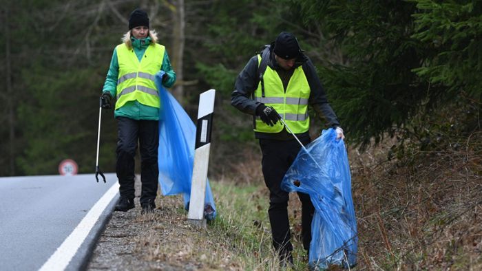 Stadt Hildburghausen: Freiwillige sammeln 15 Kubikmeter Müll