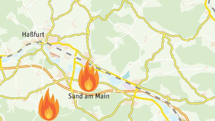 Flammender Protest auch in Haßberge