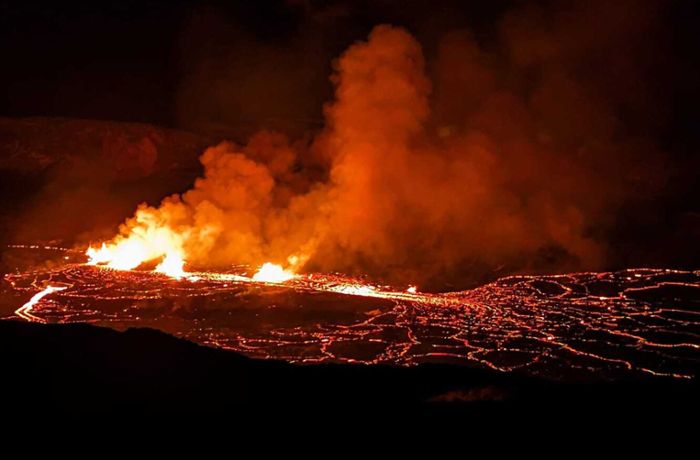 Vulkan Kilauea spuckt wieder Lava