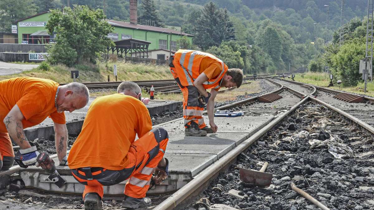 Bauarbeiten Walldorf: Wartung am Bahnübergang