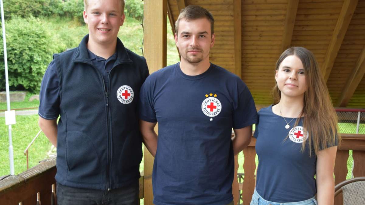 Fluthilfe: Das Rote Kreuz auf der Brust und im Herzen