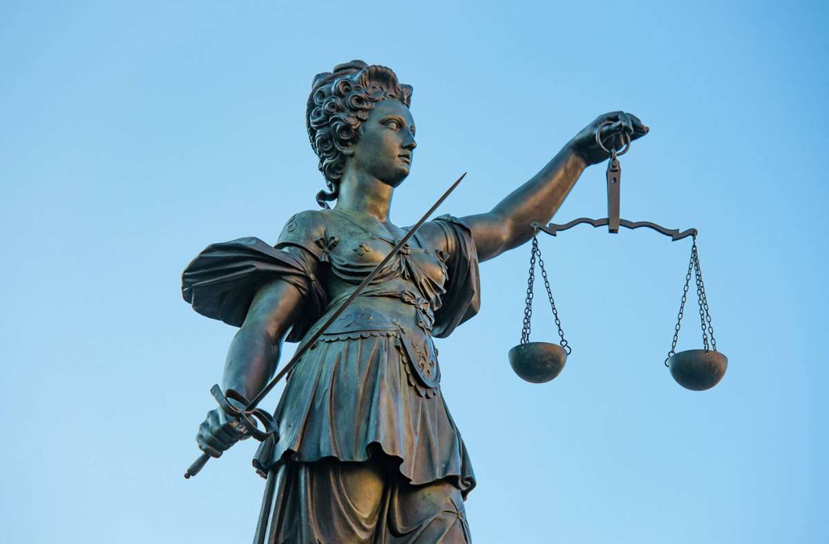 Justitia ist die römische Göttin der Gerechtigkeit und des Rechtswesens. Foto: imago images/Jan Huebner
