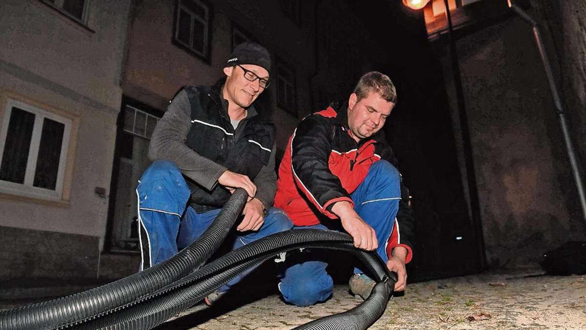 Hildburghausen: Leitungen angebohrt: Viele Haushalte ohne Internet