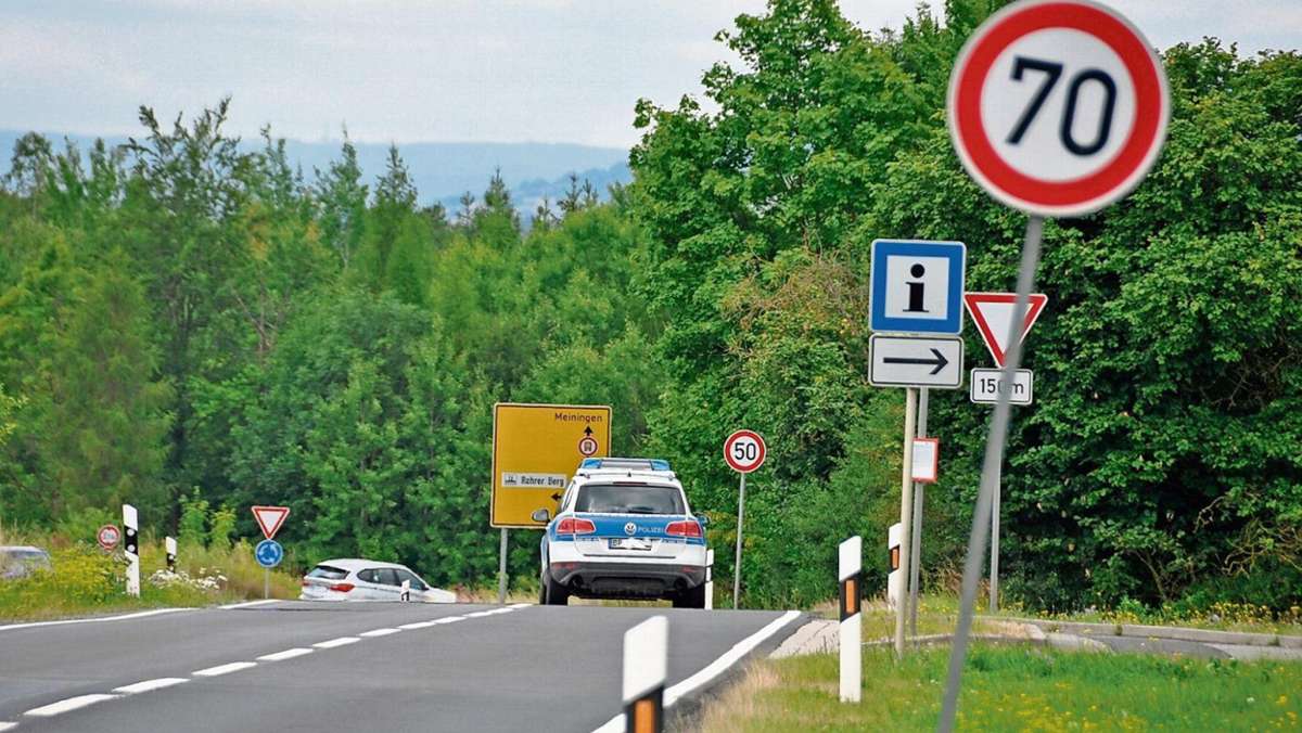 Meiningen: Im Kreisel nicht mehr 70 km/h