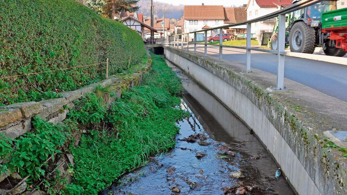 Oepfershausen: Ufermauer am Flöhbach soll baldmöglichst saniert werden