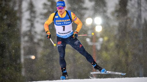 Erik Lesser bei einem Wettkampf - Symbolfoto. Foto: Anders Wiklund/TT/AP/dpa