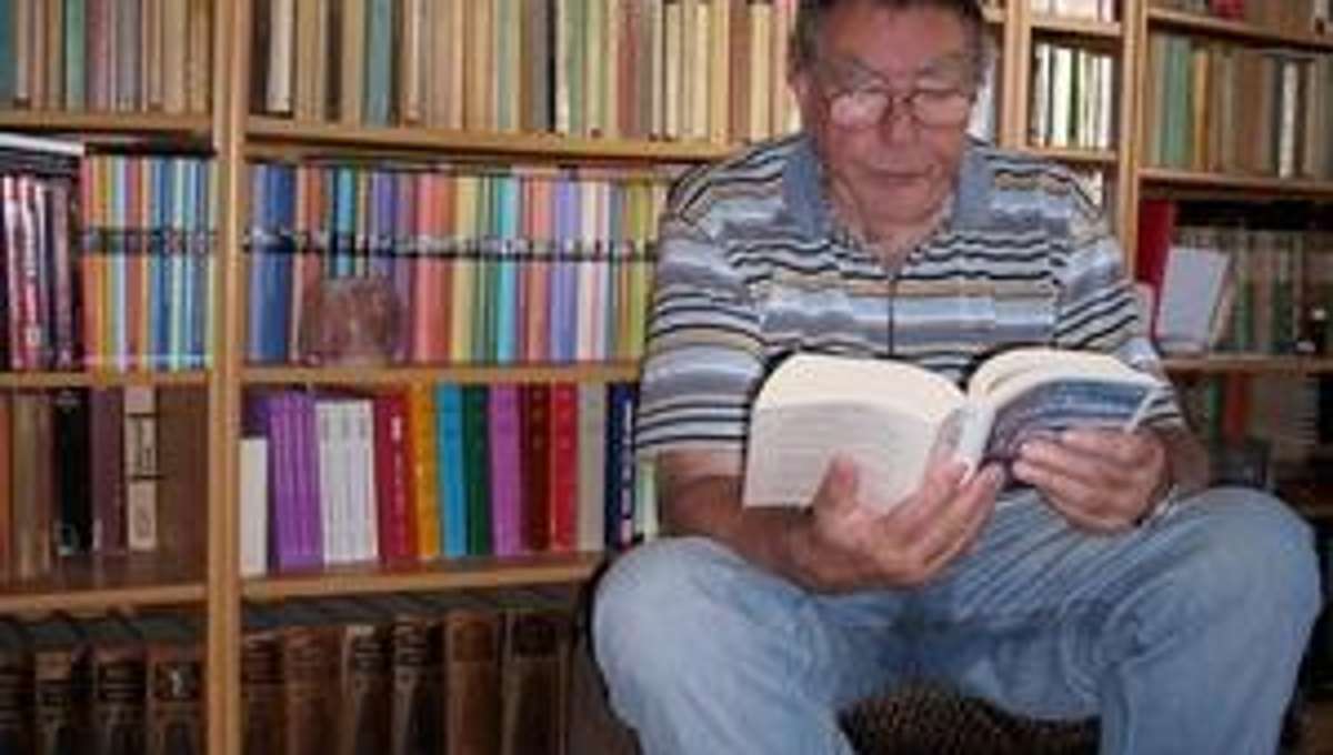 Meiningen: Lesen ist seine Leidenschaft