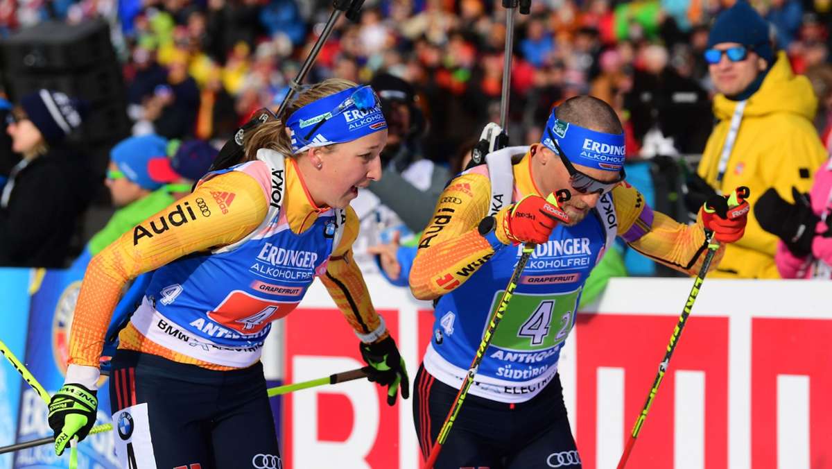 Regionalsport: Biathlon-WM: Lesser und Preuß holen Silber für Deutschland