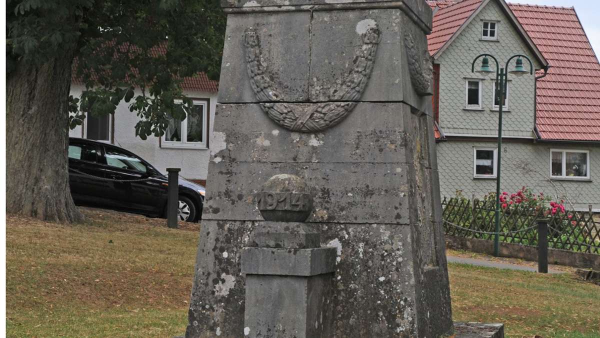Gedenken an Opfer des 1. Weltkrieges: Sanierung des Kriegerdenkmals  trotz Spenden zu teuer