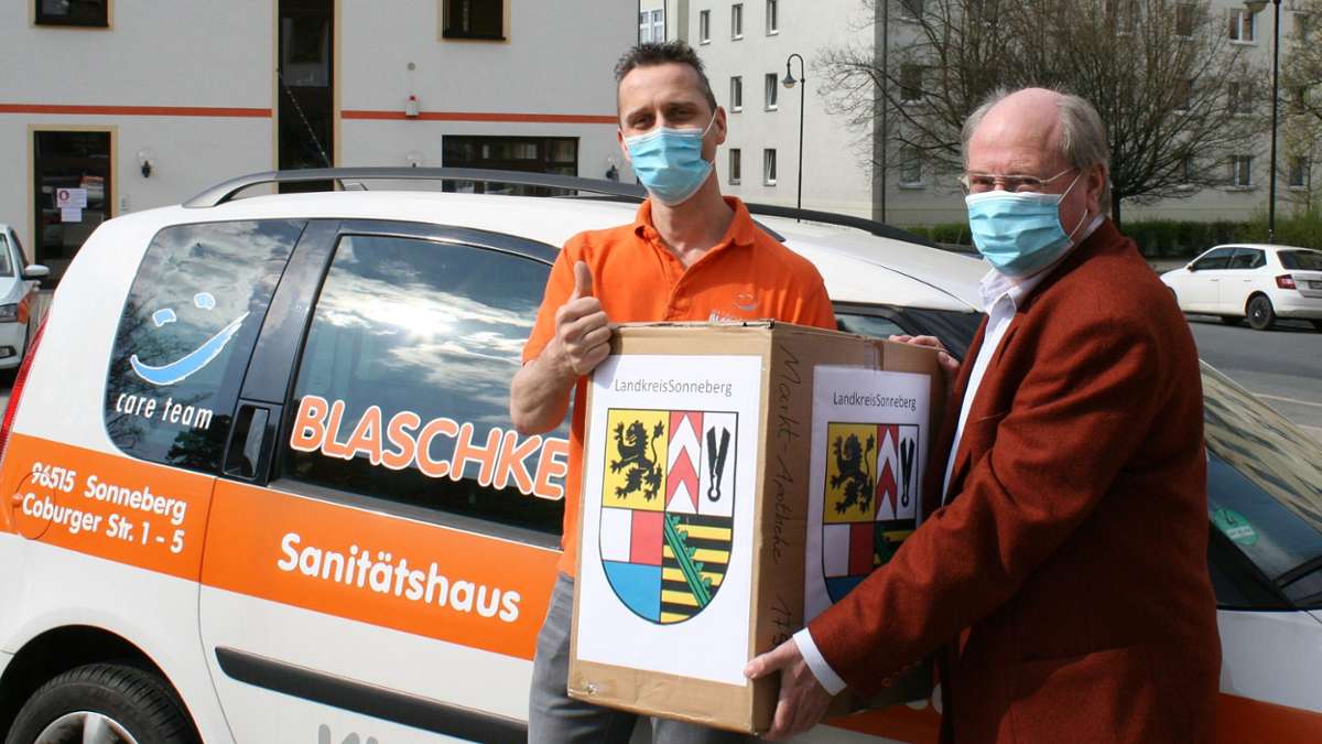 Sonneberg/Neuhaus: Landkreis Sonneberg beschafft für Bürger 39.000 OP-Masken