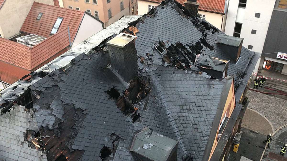 Thüringen: Mindestens eine Million Euro Schaden bei Großbrand der Alten Post