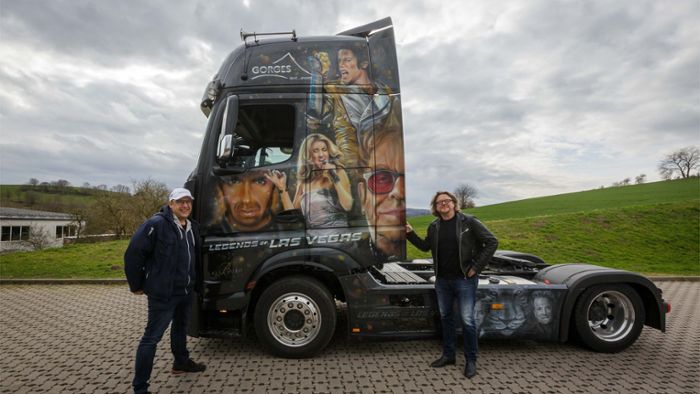 Wolke Design: Schumacher und Monroe auf Trucks