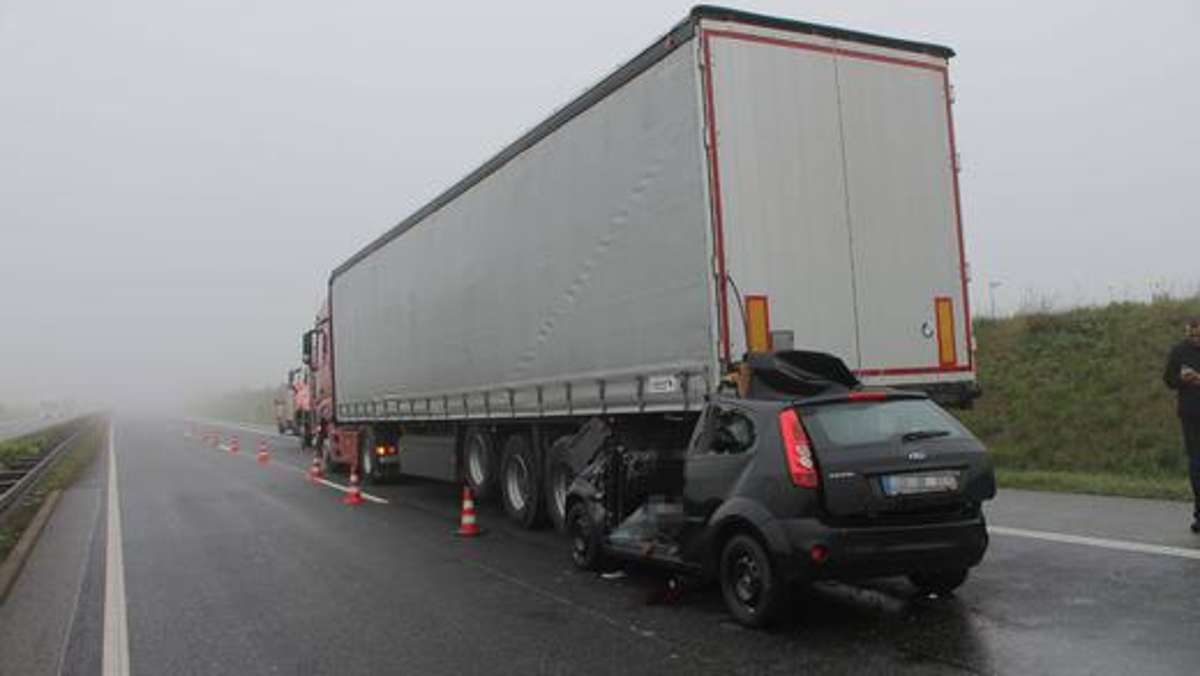 Ilmenau: Autofahrer stirbt nach Unfall auf A71 kurz vor dem Tunnel Alte Burg