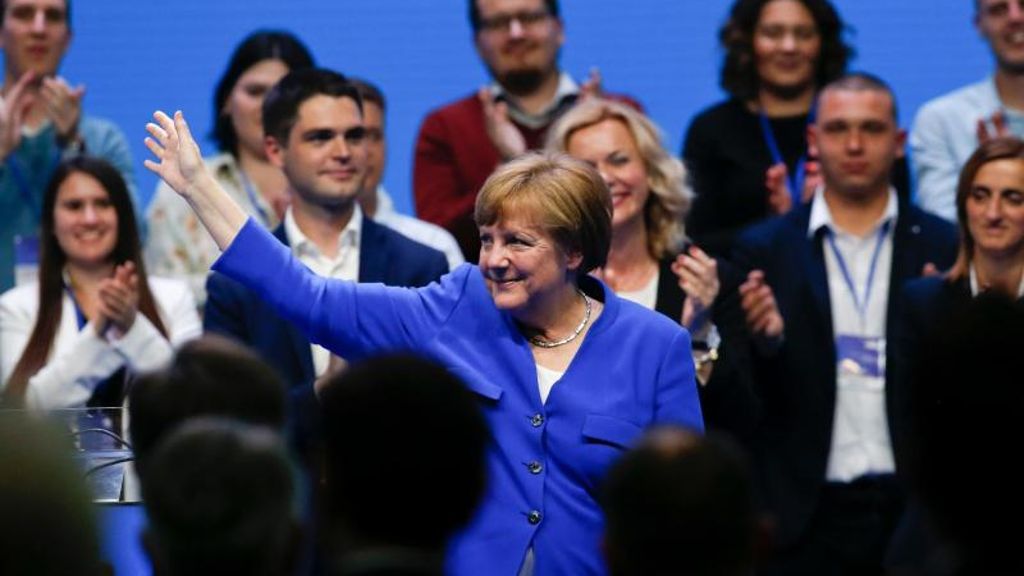 Vor Europawahl: Merkel und Weber stellen sich in Zagreb gegen Nationalismus