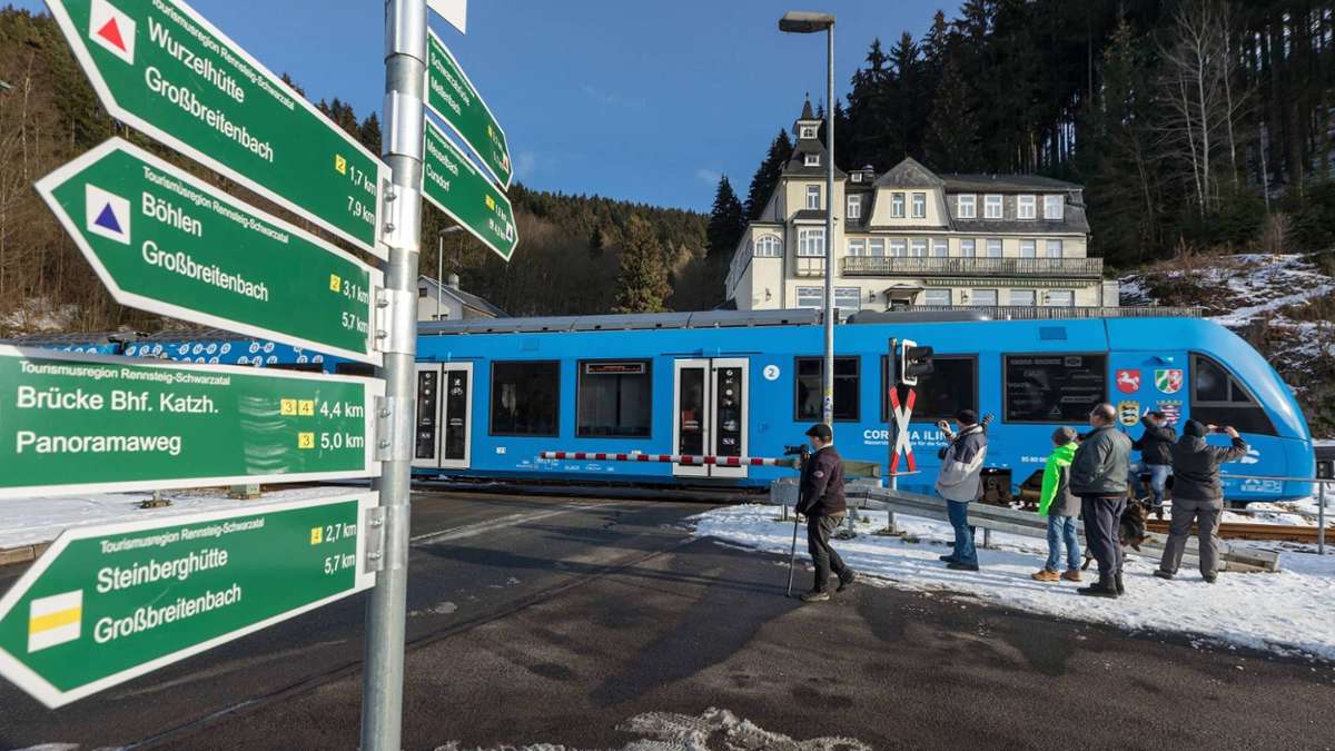 Erfurt/Suhl: Ab 2028 in Südthüringen nur noch Wasserstoffzüge ?