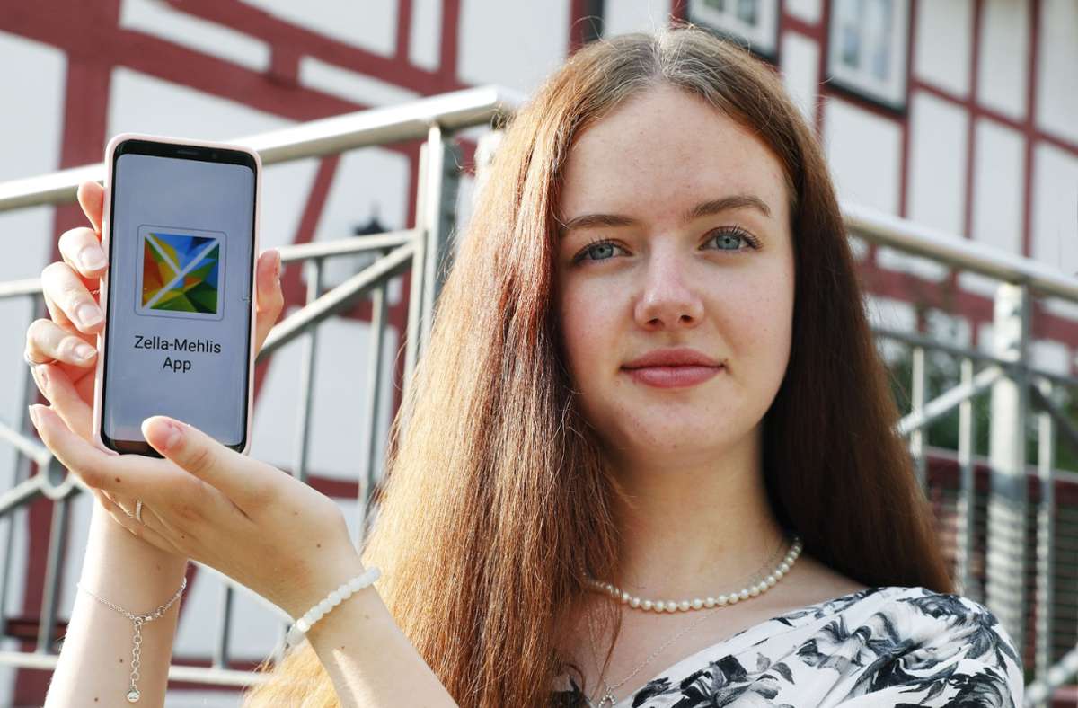 Finja Schlütter freut sich über Mitstreiter für eine Zella-Mehlis-App. Foto: /Michael Bauroth