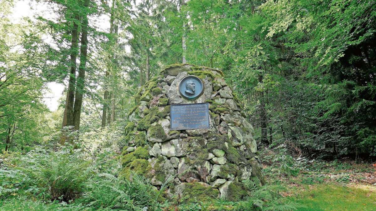 Ilmenau: Scheffel-Denkmal vermoost: Reinigung wird empfohlen