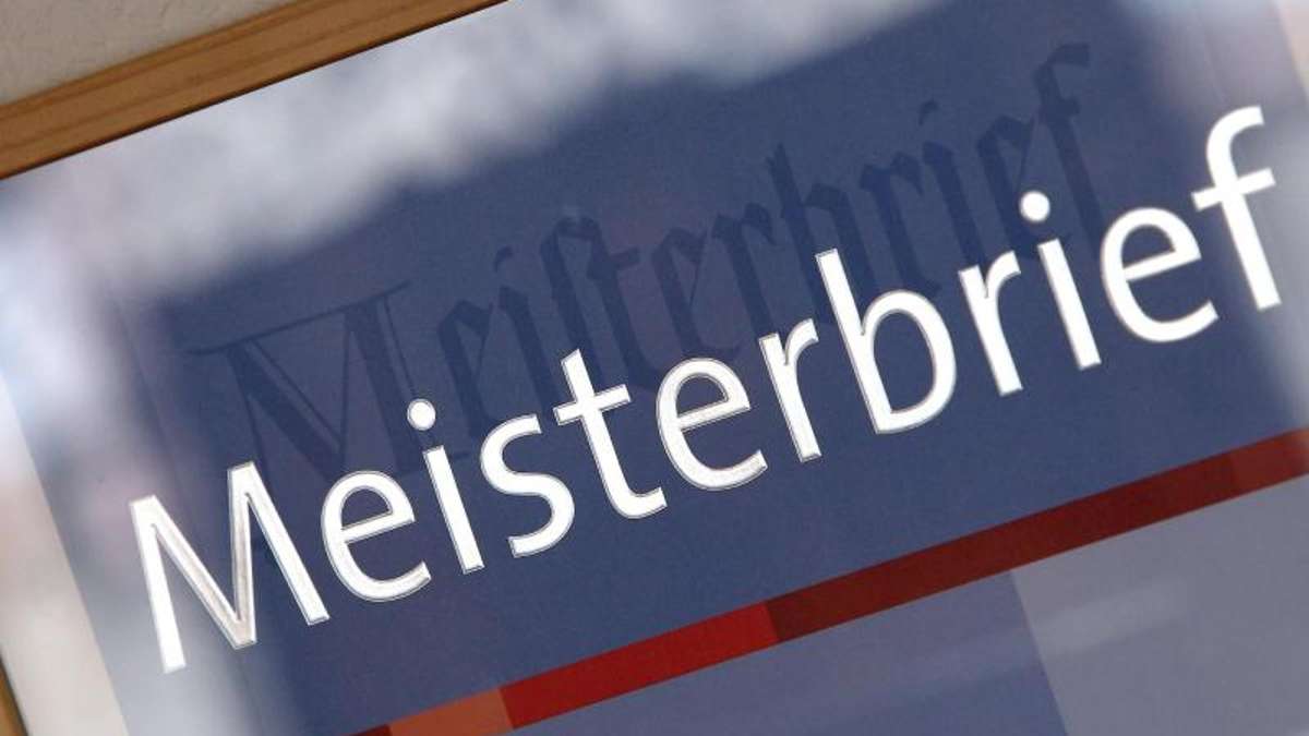 Thüringen: Nachbesserungen bei Meisterprämie in Thüringen verlangt