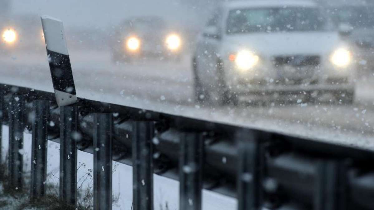 Thüringen: 17 Unfälle auf den Autobahnen 4 und 9 nach Schneefall