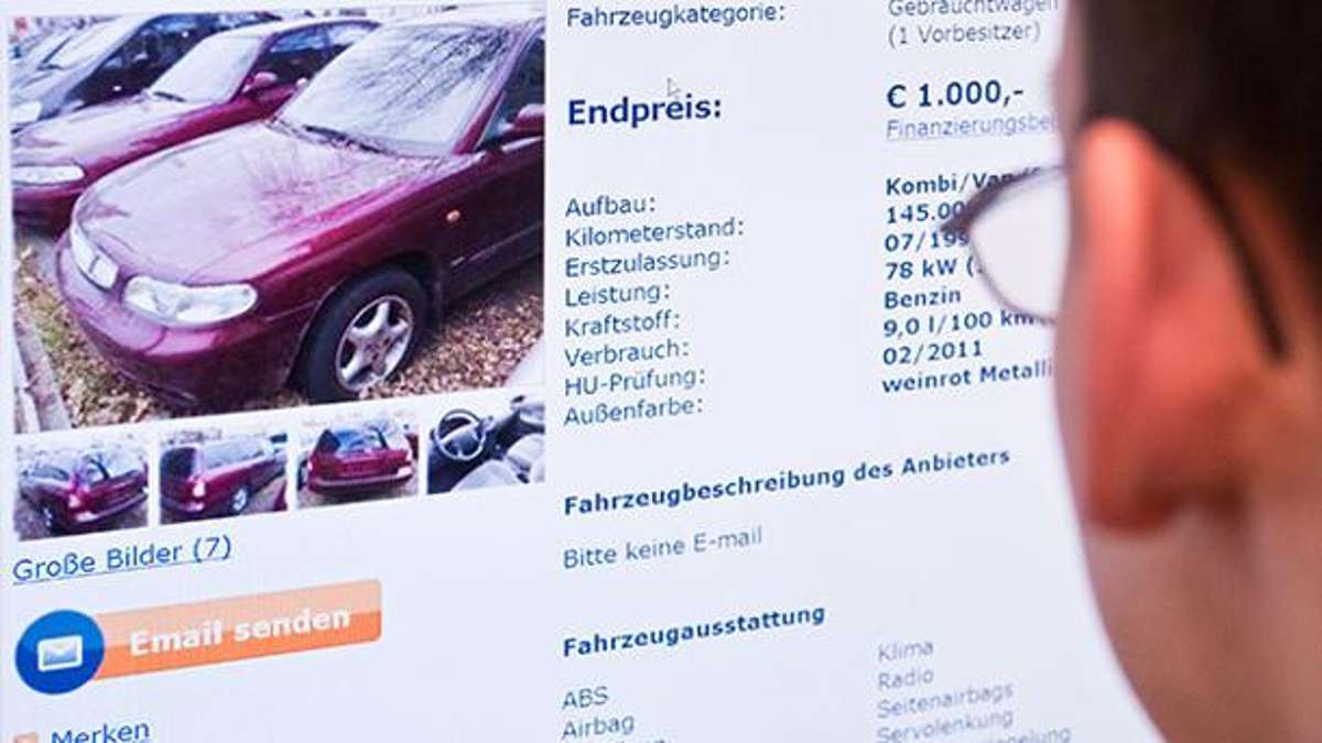 Thüringen: Drohung nach Auto-Verkauf im Web