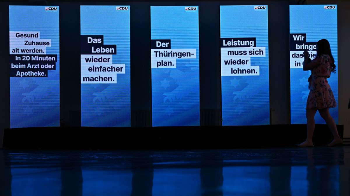 Wahlprogramm vorgestellt: Die CDU hat einen Plan für Thüringen