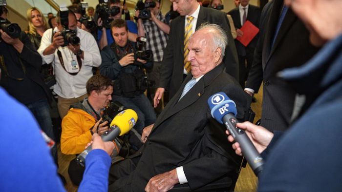 Länderspiegel: Altkanzler Helmut Kohl in Hof: Ich bin stolz auf unser Volk