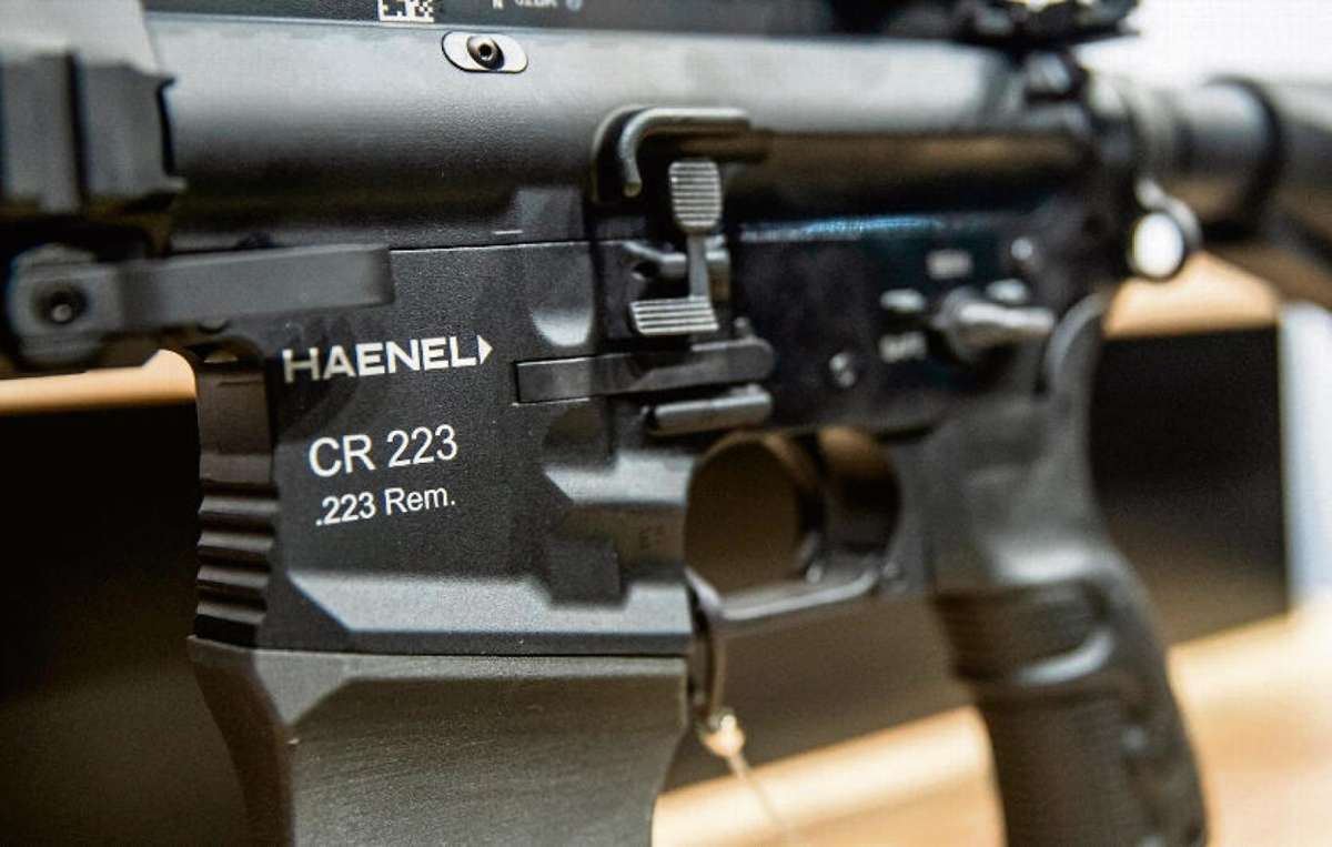 Diese zivile Version des Sturmgewehrs ist bereits im Sortiment von Haenel und wird als "Behördenwaffe" verkauft. Quelle: Unbekannt