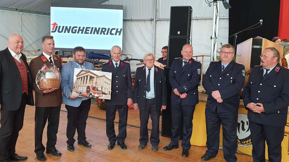 Meiningen: Glückwünsche zum 100. Feuerwehr-Jubiläum