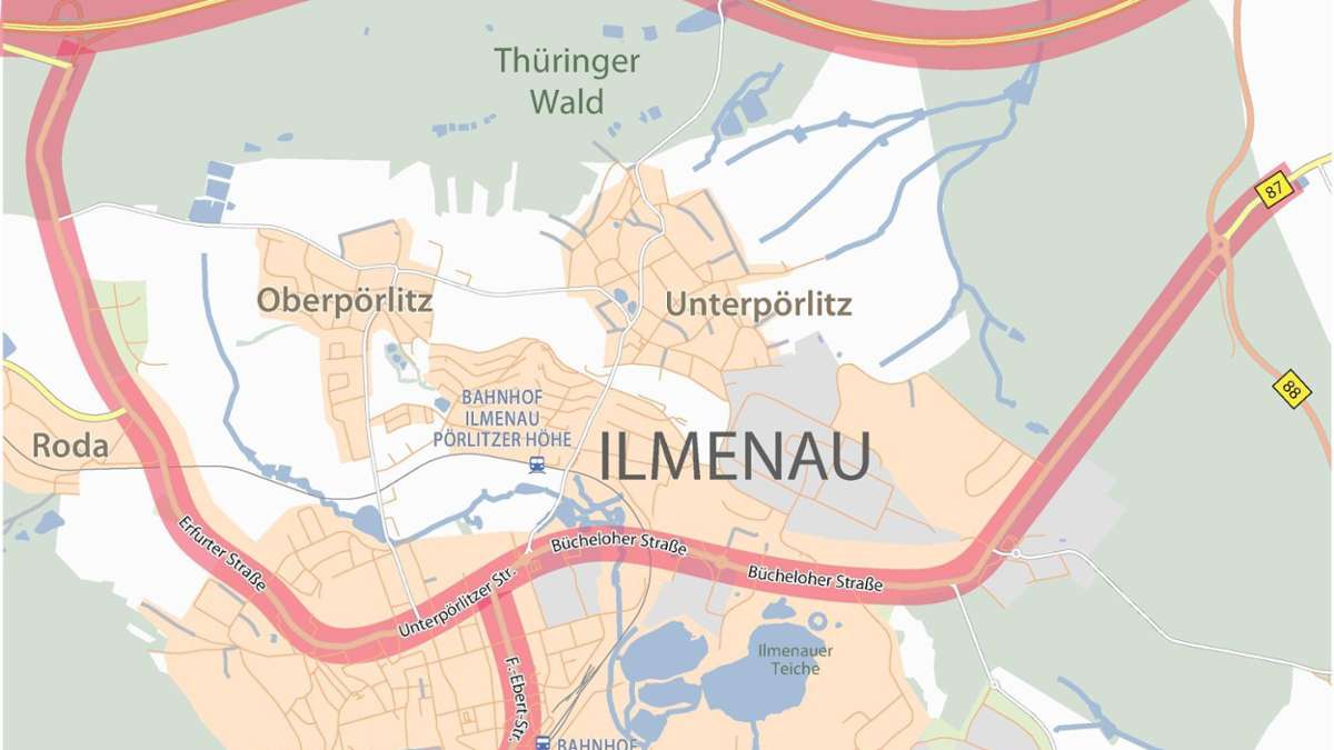 Ilmenau: Die Straßen mit dem meisten Lärm