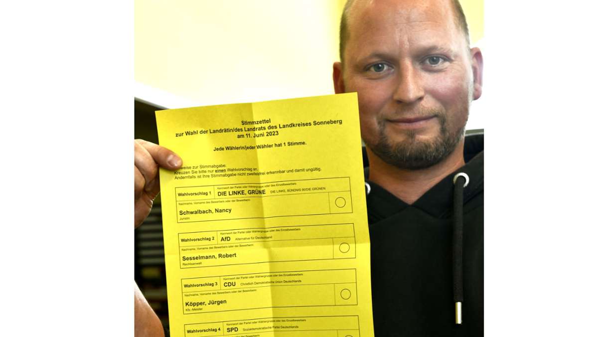 Landratswahl Sonneberg: Wenig zu spüren vom Wahl-Beben