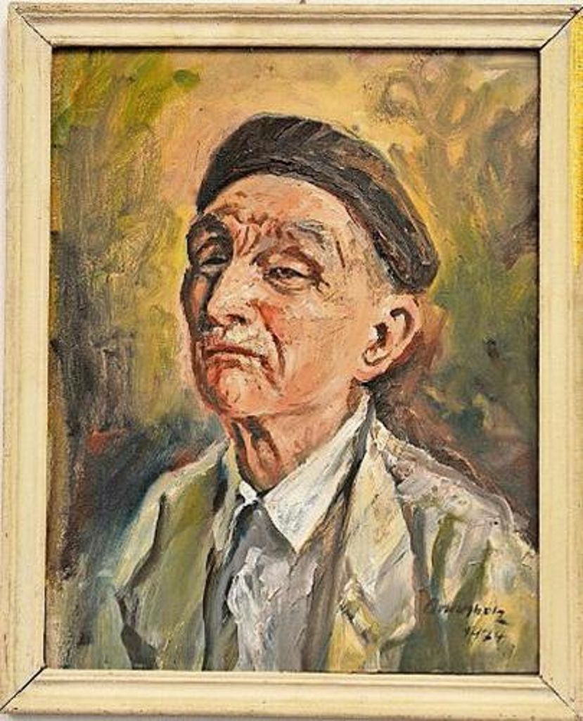 Dieses Selbstporträt malte Otto Bruchholz 1974.